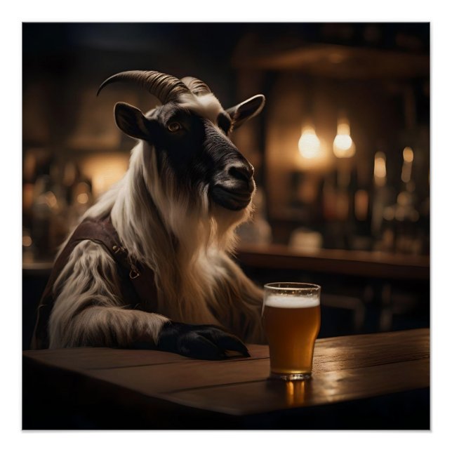 Billy the Kid: Eine Ziege geht in eine Bar, Poster (Vorderseite)