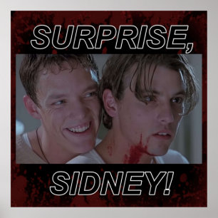 Billy und Stu in Scream Poster