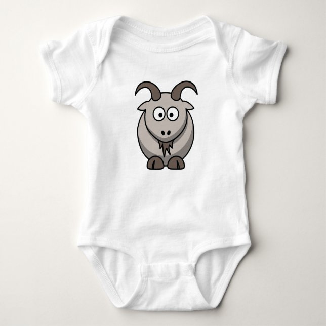 Billy-Ziegen-Baby-T - Shirt (Vorderseite)