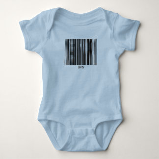 Billypersonalisiertes Funktionsbarcode-T-Shirt Baby Strampler