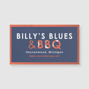 Billy's Blues & BBQ Magnet !