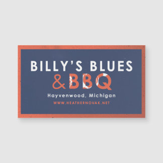 Billy's Blues & GRILLEN Magnet! Magnetkarte
