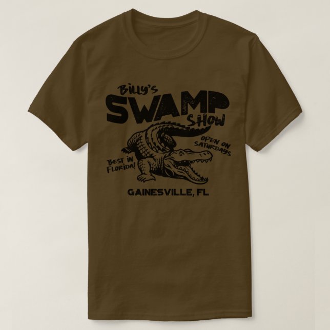 Billys Swamp Show Gator Toto Best in Florida T-Shirt (Design vorne)