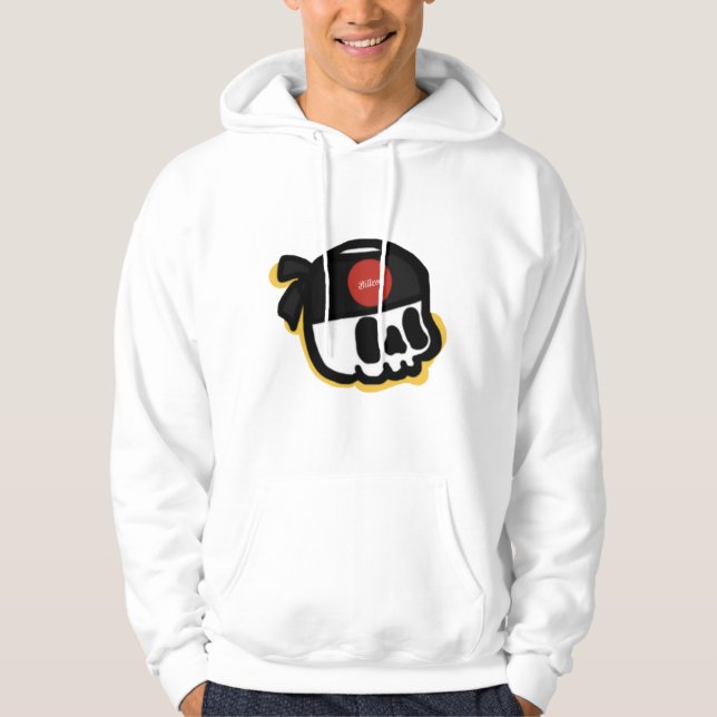 Billzo Skull Hoodie (Vorderseite)
