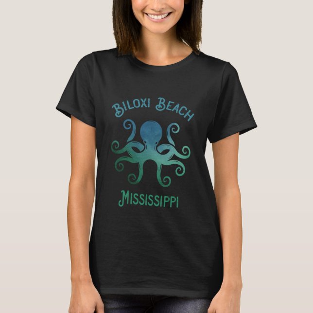 Biloxi Beach  Mississippi  Souvenir T-Shirt (Vorderseite)