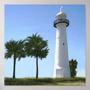 biloxi Leuchtturm Poster