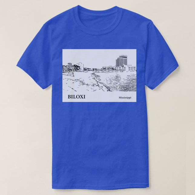 Biloxi Mississippi 7 T-Shirt (Design vorne)