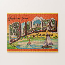Biloxi Mississippi Grüße Postkarte