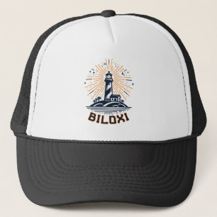 Biloxi Mississippi Leuchtturm Sonnenaufgang Truckerkappe