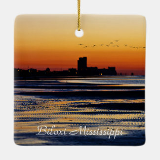 Biloxi Mississippi Sunrise Keramikornament