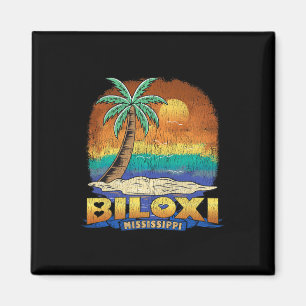 Biloxi Mississippi Vintag Störendes Souvenir Magnet