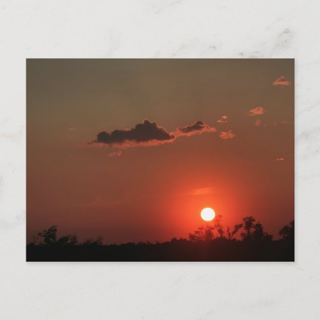 Biloxi Sunset Postkarte (Vorderseite)