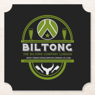 Biltong-Hersteller und -Verkäufer Untersetzer