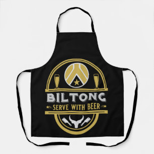 Biltong und Bier Schürze