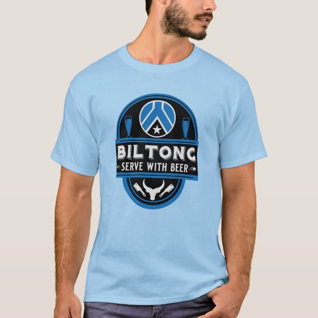 Biltong und Bier T-Shirt (Vorderseite)