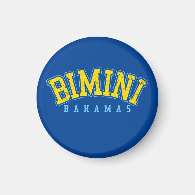 Bimini Bahamas Magnet Urlaub Cruise Bahamian (Vorne)