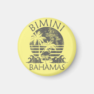 Bimini Bahamas Magnet Vacances Croisière Retro Bea