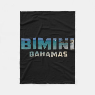 Bimini Bahamas Tropical Island Beach Fleecedecke