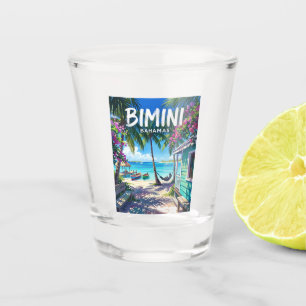 Bimini-Inseln Bahamas Schnapsglas