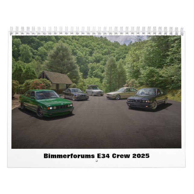 Bimmerforums E34 Crew 2025 Kalender  (Titelbild)