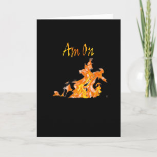 Bin auf echtem Feuer Karte