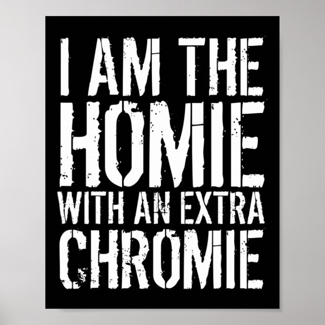 Bin das Haus mit Extra Chromie Poster (Vorne)