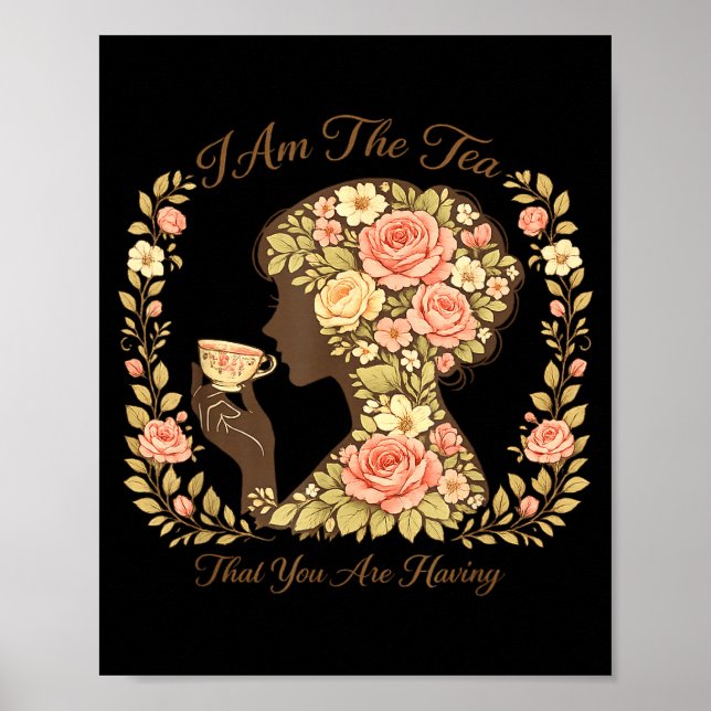 Bin der Tee, wird sarkastischen britischen Humor h Poster (Vorne)