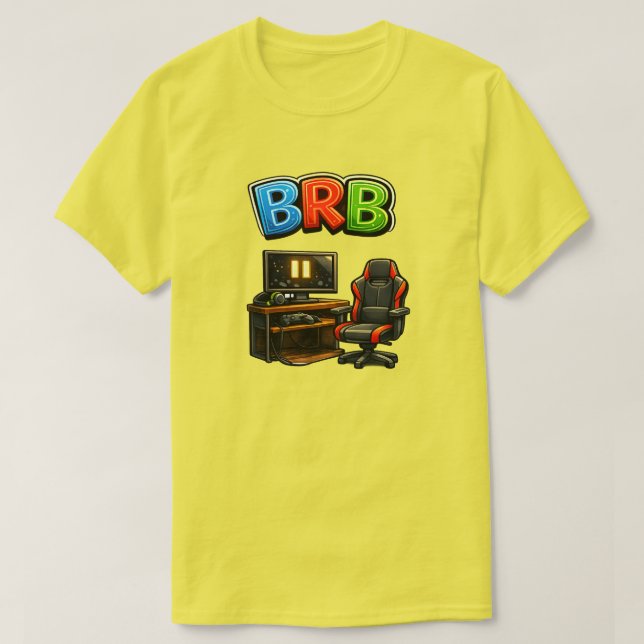 Bin gleich zurück 2 T-Shirt (Design vorne)