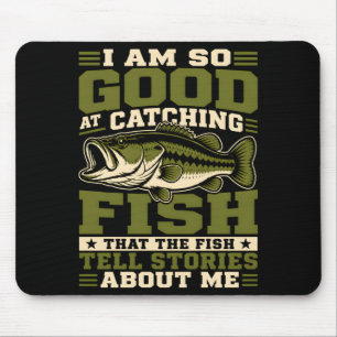 Bin gut darin, Fische zu fangen, dass die Fische e Mousepad