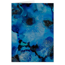 Bin I Blue - Abstrakt blauer Farbhintergrund