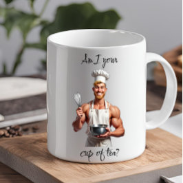 BIN I YOUR CUP OF TEA lustige Neuheit Geschenkbüro Kaffeetasse
