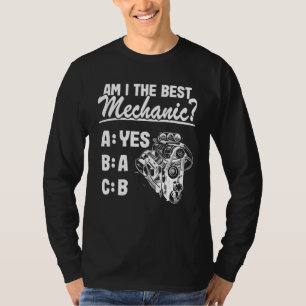 Bin ich das beste Mechaniker ABC Race Car Parts Au T-Shirt