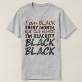 🖤 bin ich jeden Monat schwarz, aber in diesem Mon T-Shirt