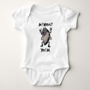 Bin ich mit Schwermetall-Cartoon Baby Strampler