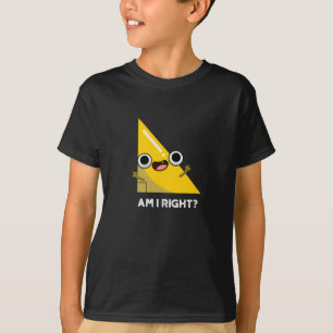 Bin ich rechts glast rechts Puck Dark BG T-Shirt