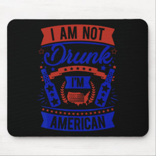Bin nicht Betrunken, dass ich Amerikaner bin 4. Ju Mousepad