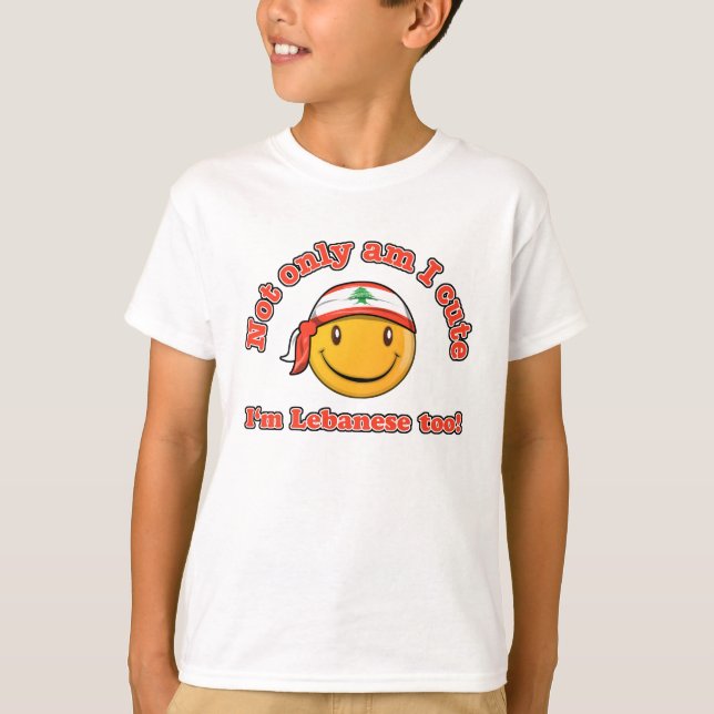 Bin nicht nur ich ich bin libanesisch auch T-Shirt (Vorderseite)