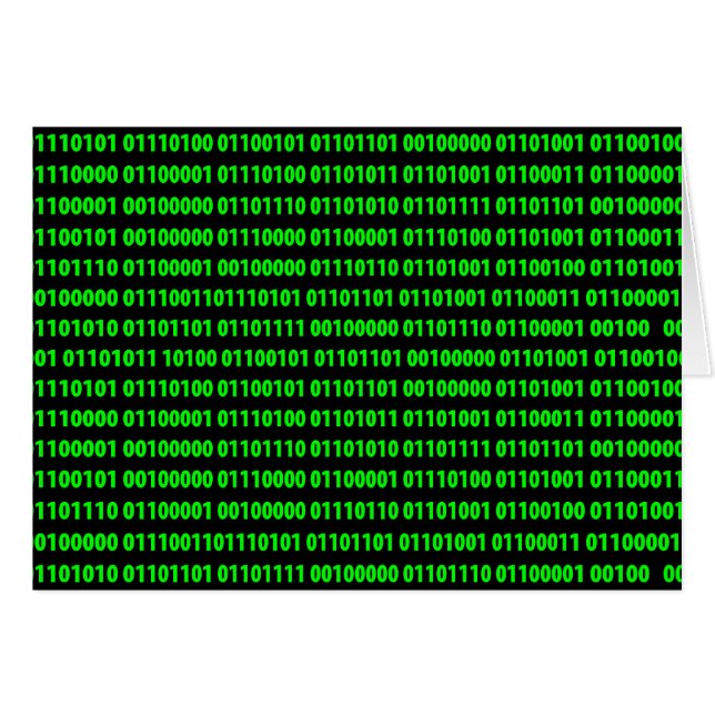 Binaire (Devant horizontal)