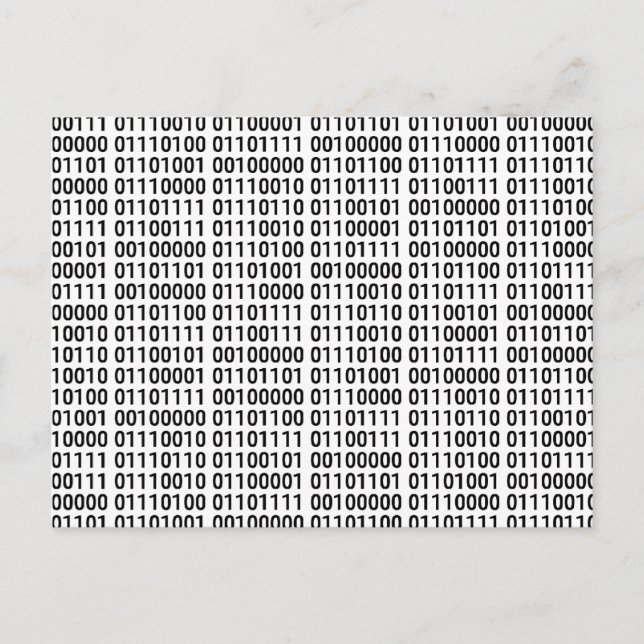 binär: I Liebe zum Programm (Vorderseite)