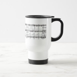 Binärcode-Design Reisebecher