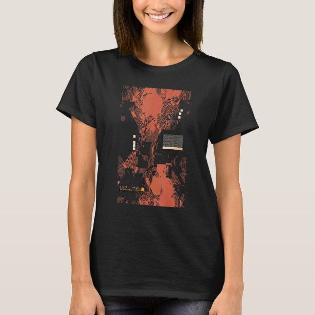 Binärcode Retro-Computer-Geek-Programmierer-Nerd-T T-Shirt (Vorderseite)
