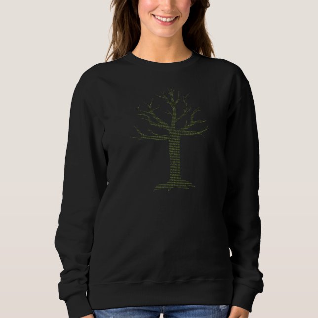 binäre Baumdarstellung Computercoding I Am Prog Sweatshirt (Vorderseite)
