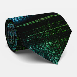 Binäre Codeansicht Krawatte