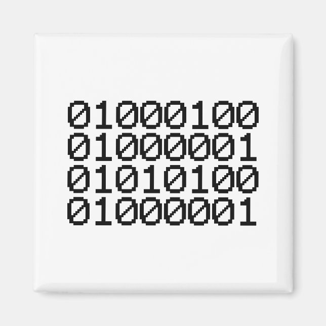 BINÄRE DATEN MAGNET (Vorne)