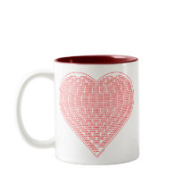 Binäre Herz-Tasse