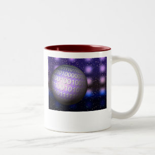 Binäre Kugel Zweifarbige Tasse