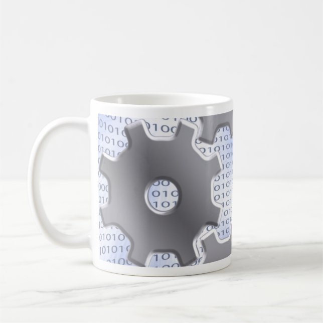 Binäre Maschine Kaffeetasse (Links)