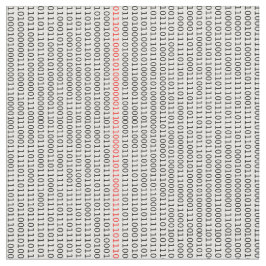 Binärer Code-Computeringenieur Stoff