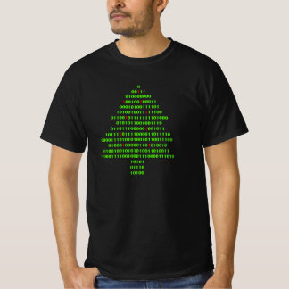Binärer Weihnachtsbaum-T - Shirt