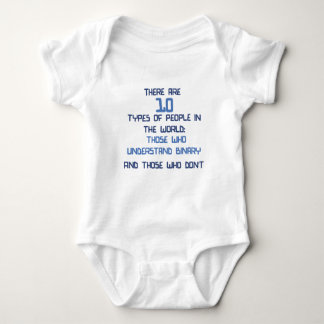 binärer Witz Baby Strampler